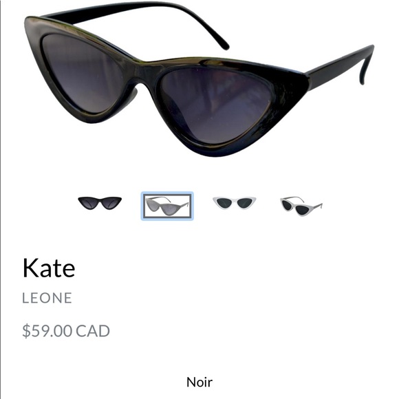 Leone Kate black cat eye sunglasses